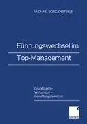 Cover: 9783409115704 | Führungswechsel im Top-Management | Michael-Jörg Oesterle | Buch | xx
