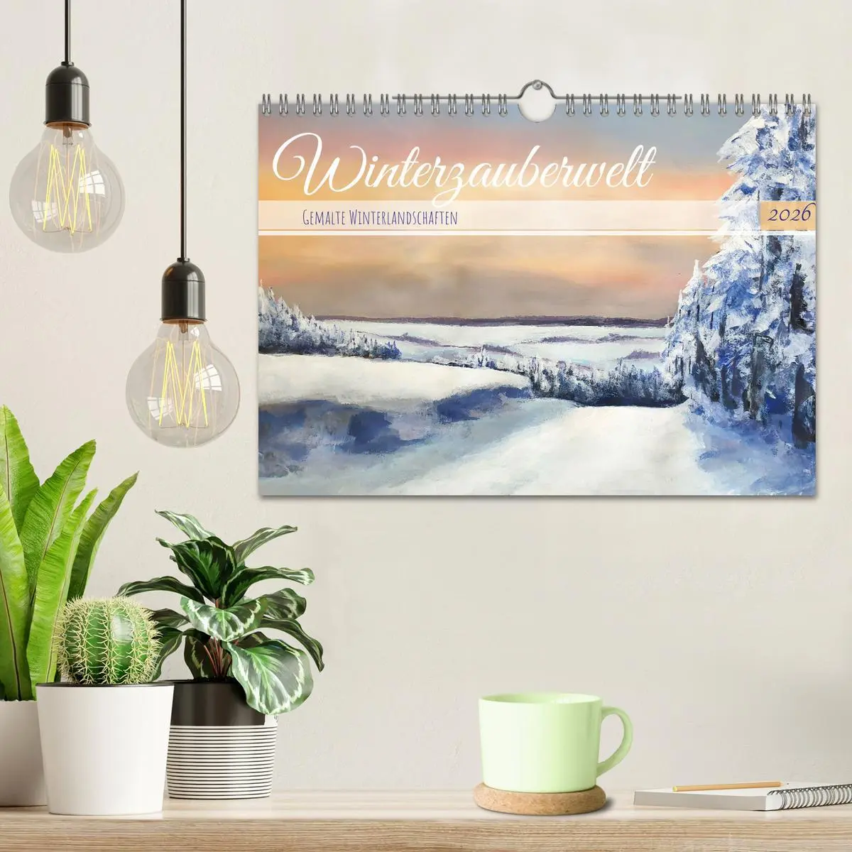 Bild: 9783457325704 | Winterzauberwelt - Gemalte Winterlandschaften (Wandkalender 2026...