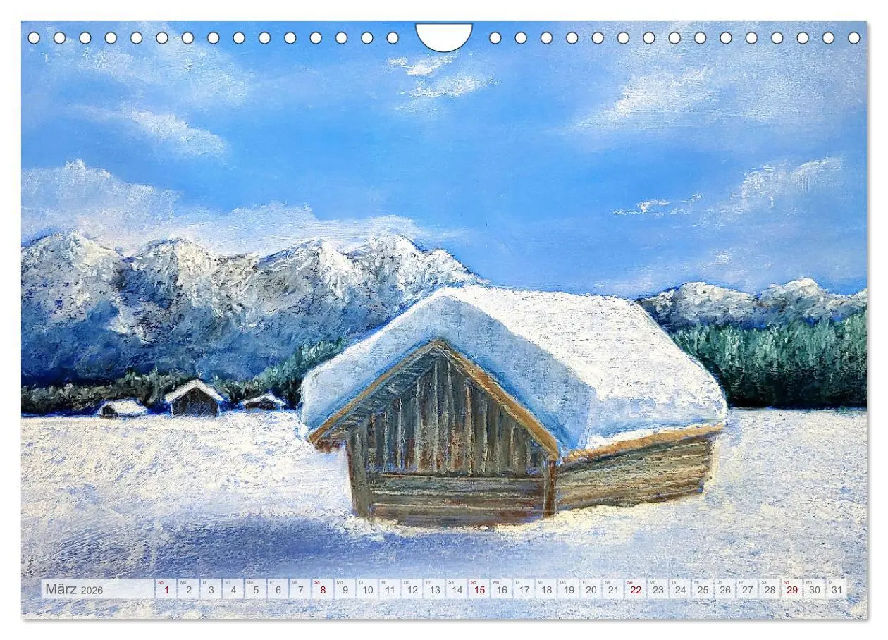 Bild: 9783457325704 | Winterzauberwelt - Gemalte Winterlandschaften (Wandkalender 2026...