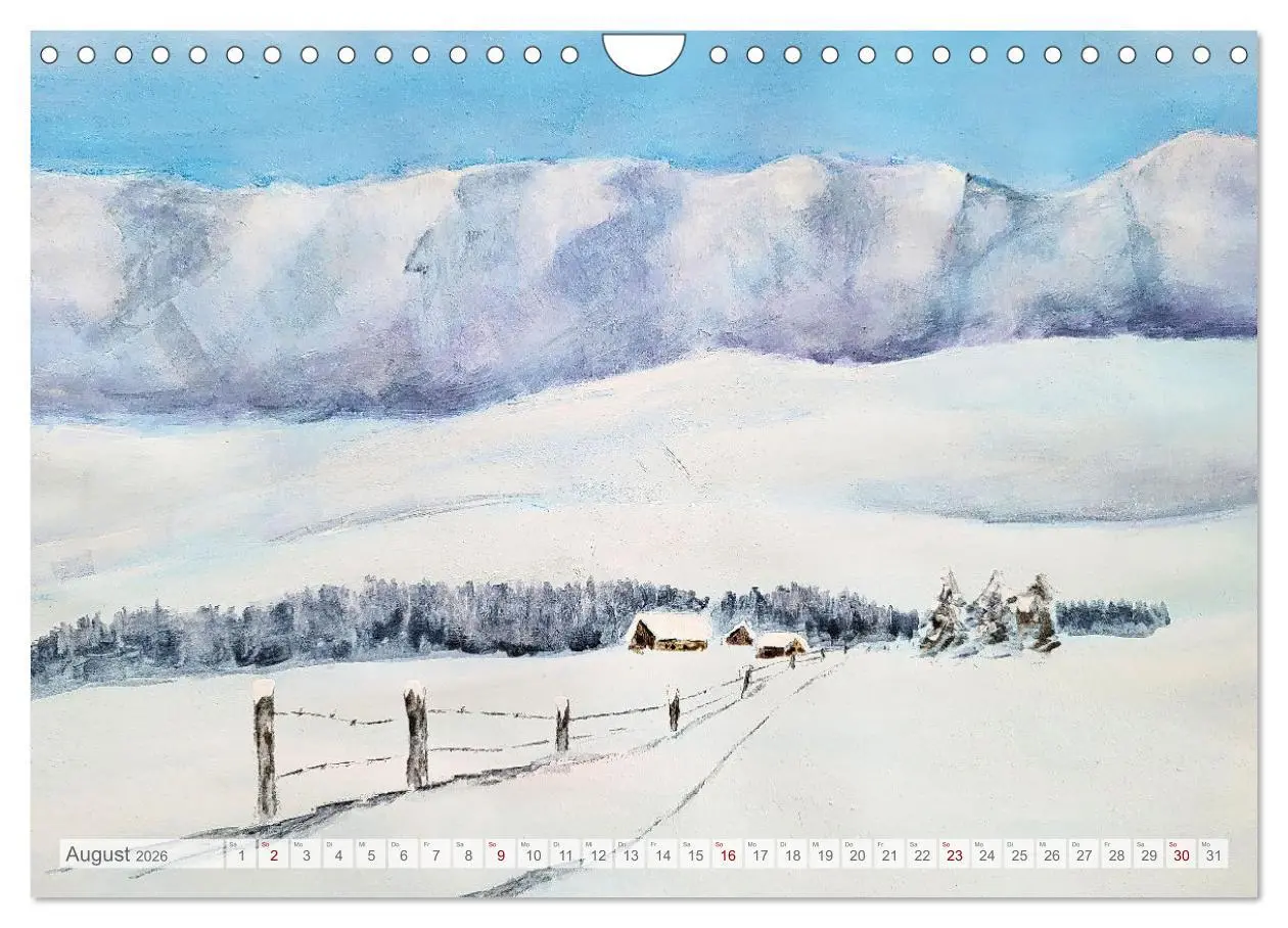 Bild: 9783457325704 | Winterzauberwelt - Gemalte Winterlandschaften (Wandkalender 2026...