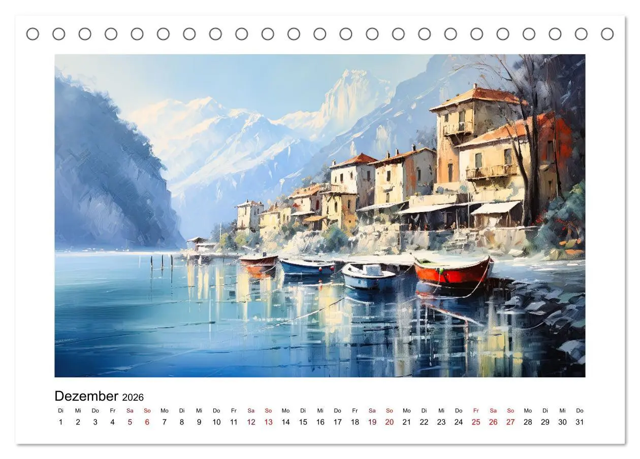 Bild: 9783457495704 | Lieblingssee (Tischkalender 2026 DIN A5 quer), CALVENDO Monatskalender