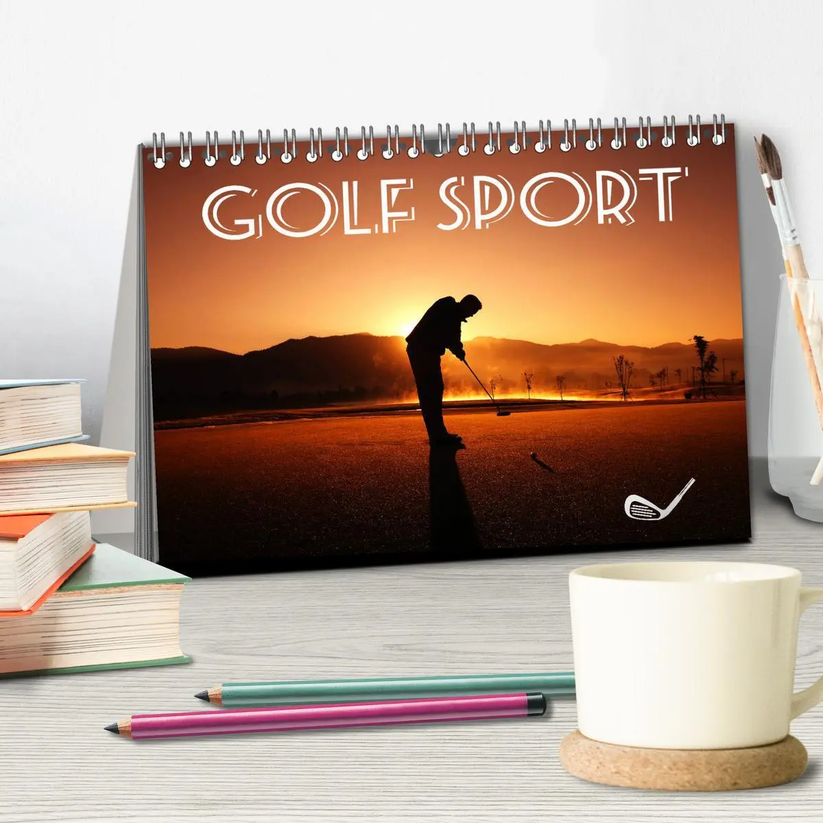 Bild: 9783457875704 | Golf Sport (Tischkalender 2026 DIN A5 quer), CALVENDO Monatskalender