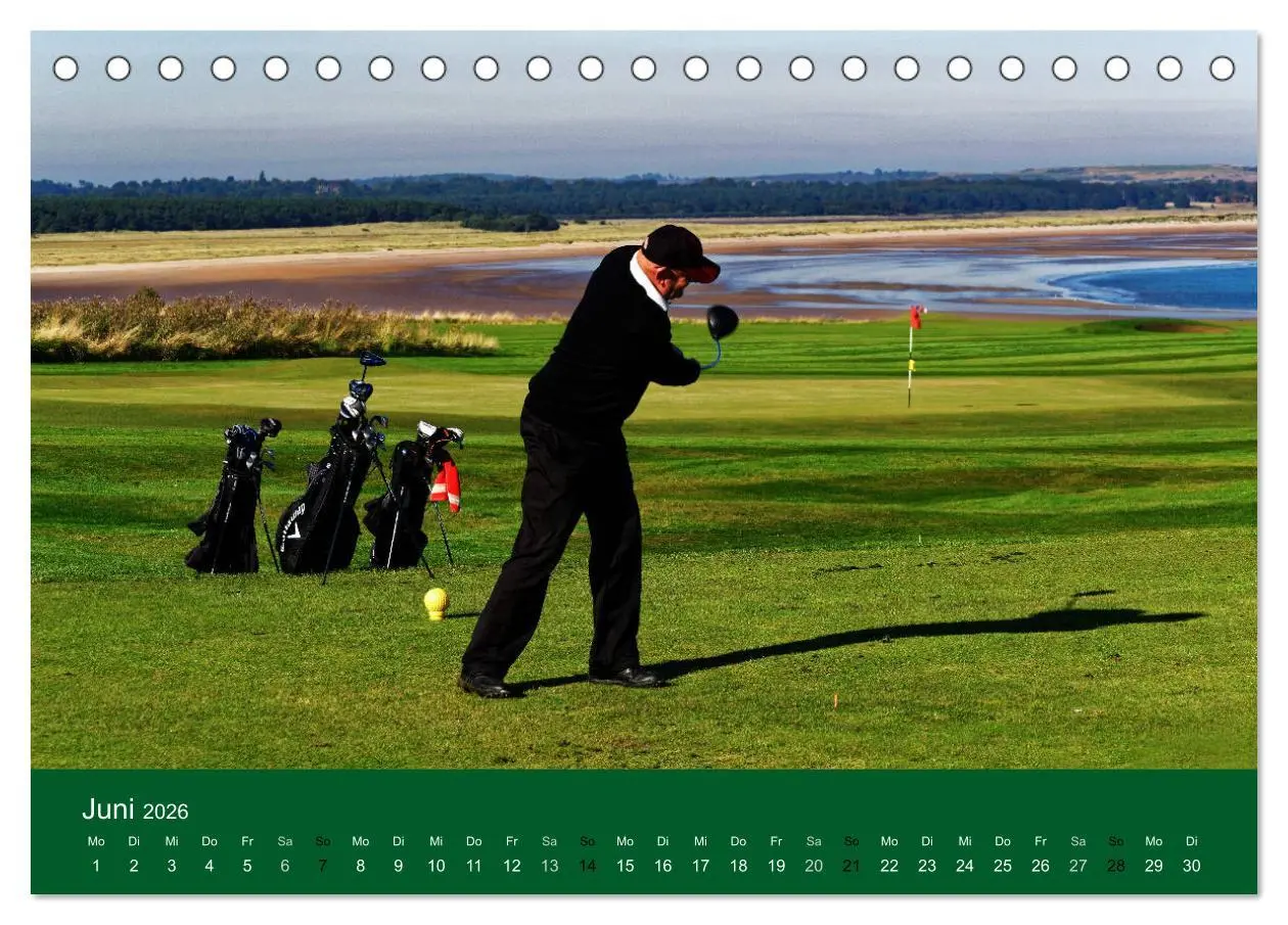 Bild: 9783457875704 | Golf Sport (Tischkalender 2026 DIN A5 quer), CALVENDO Monatskalender