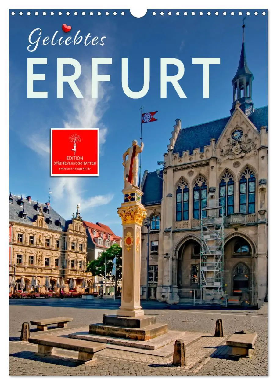 Cover: 9783516345704 | Geliebtes Erfurt (Wandkalender 2026 DIN A3 hoch), CALVENDO...
