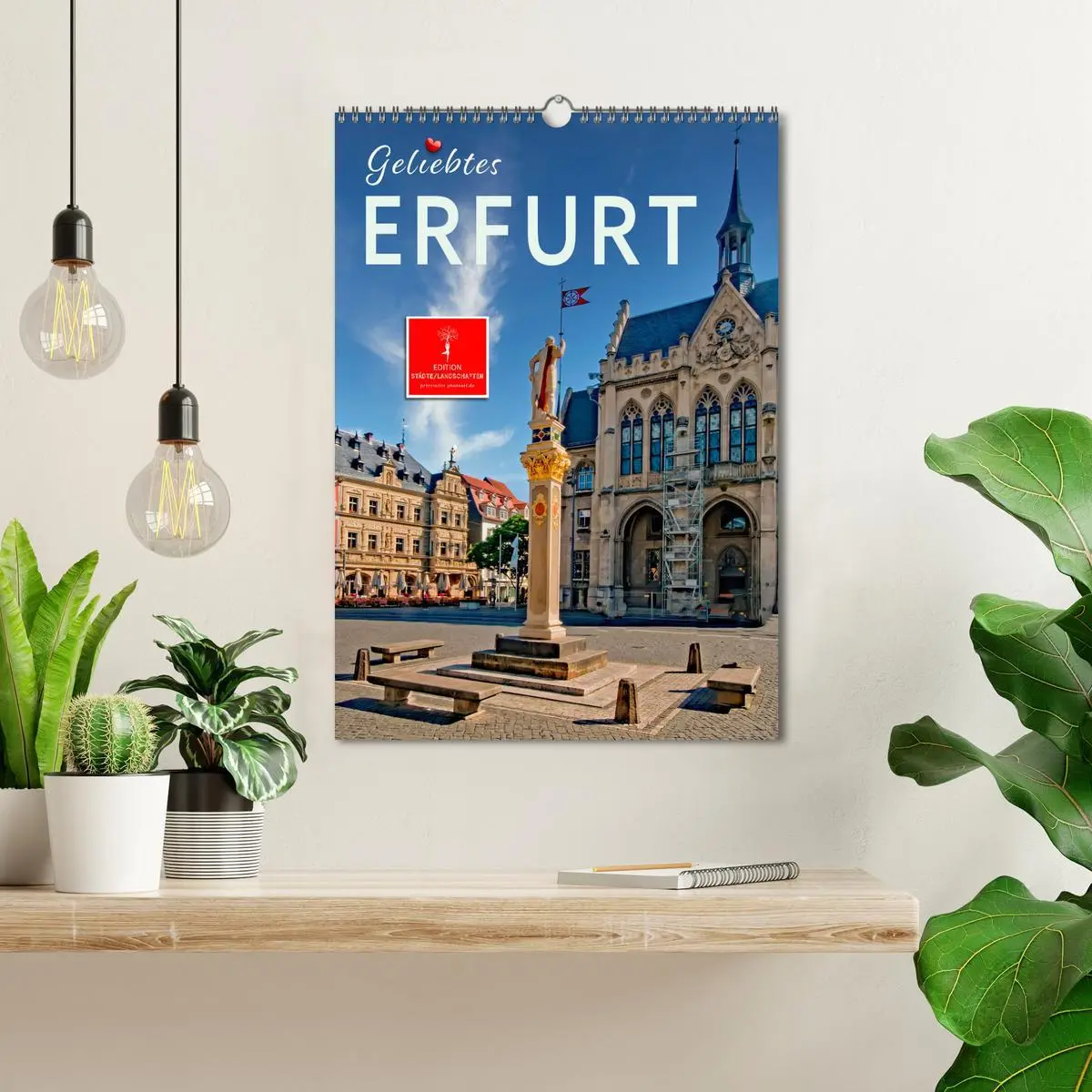Bild: 9783516345704 | Geliebtes Erfurt (Wandkalender 2026 DIN A3 hoch), CALVENDO...