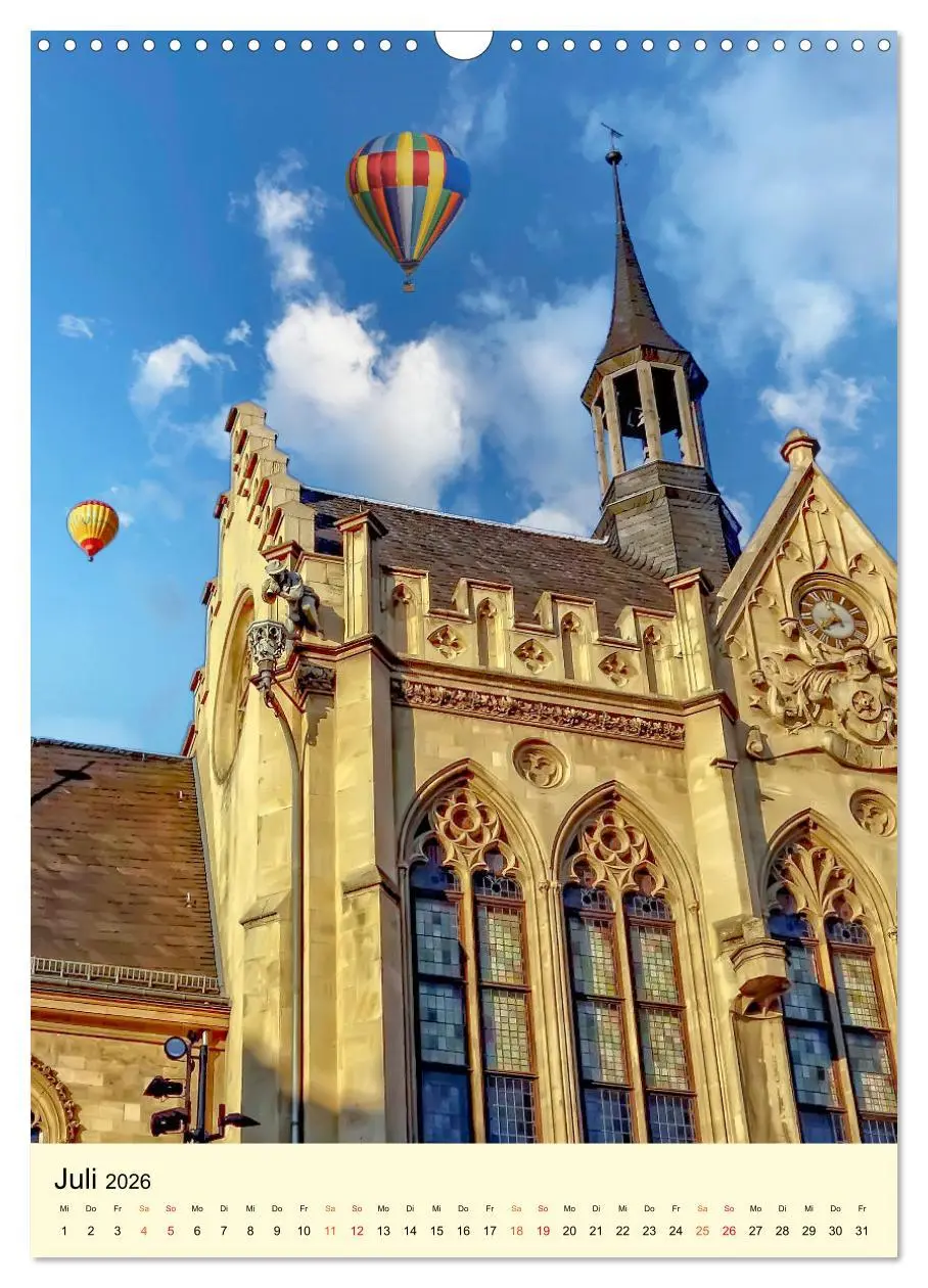 Bild: 9783516345704 | Geliebtes Erfurt (Wandkalender 2026 DIN A3 hoch), CALVENDO...