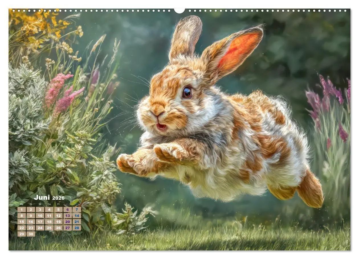 Bild: 9783516725704 | Kaninchenportraits - Szenen voller Charme (Wandkalender 2026 DIN A2...