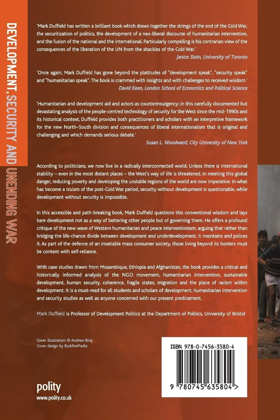 Rückseite: 9780745635804 | Development, Security and Unending War | Mark Duffield | Taschenbuch