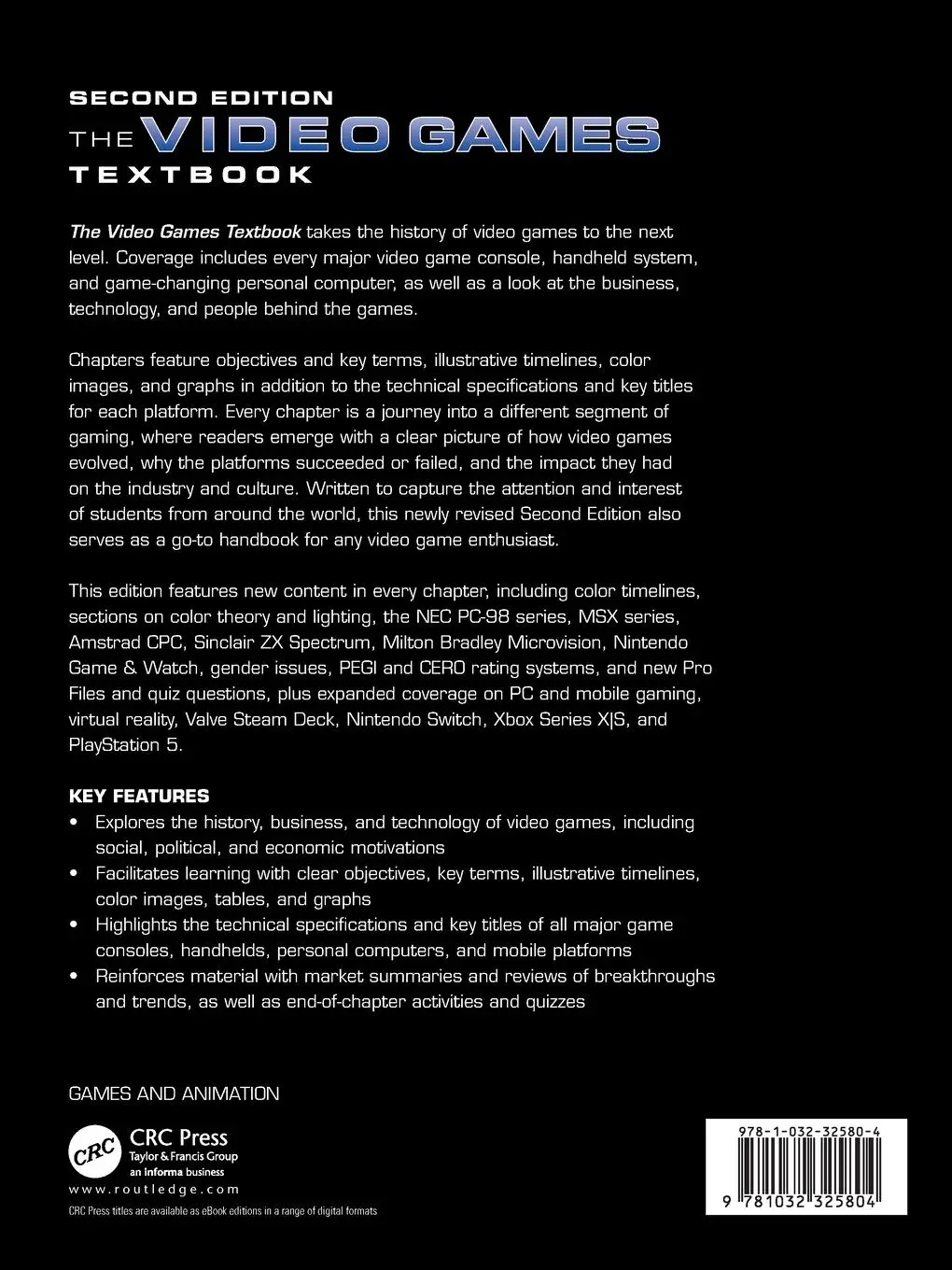 Rückseite: 9781032325804 | The Video Games Textbook | History ¿ Business ¿ Technology | Wardyga