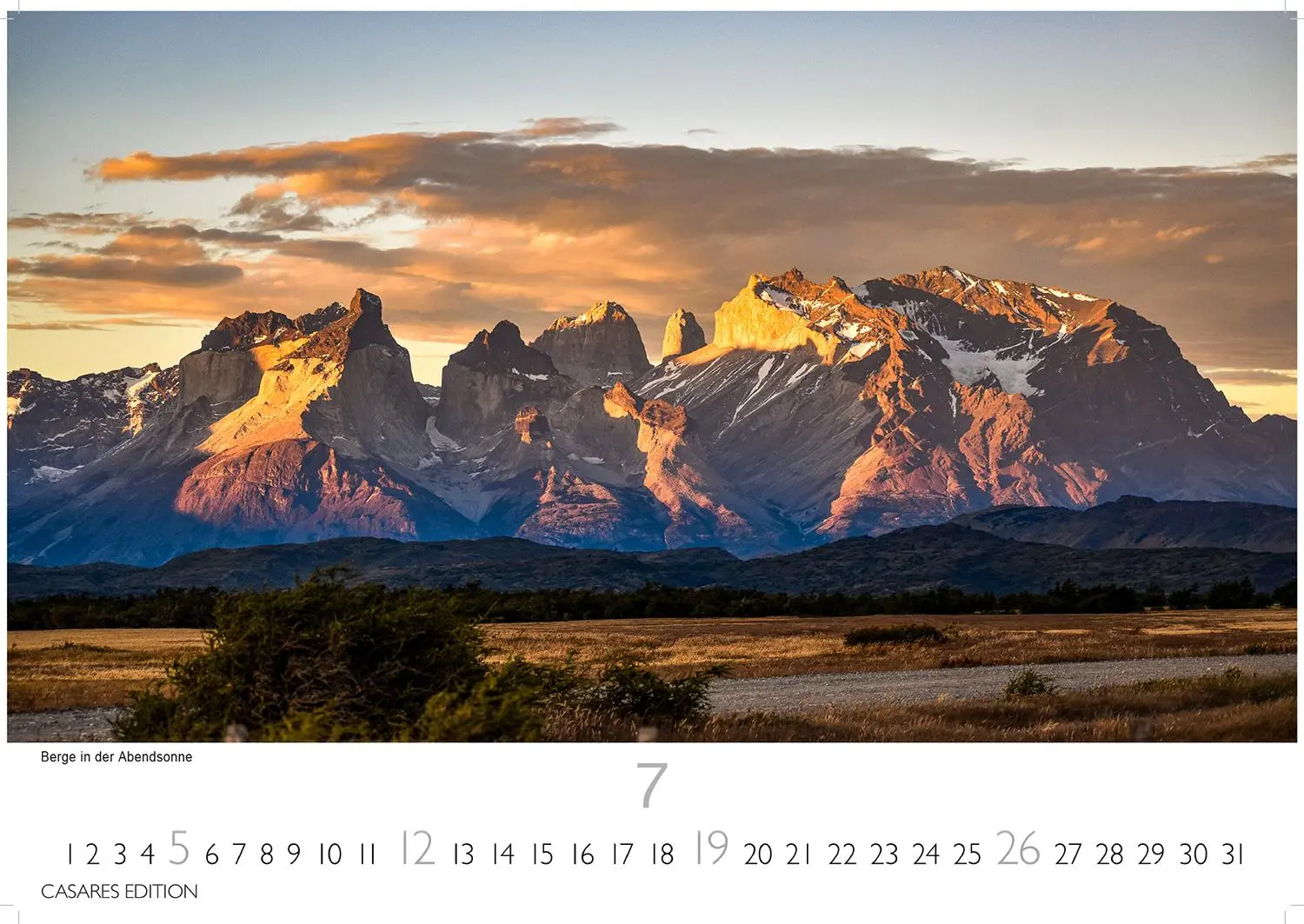 Bild: 9781835245804 | Kalender Patagonien 2026 35x50cm - Majestätische Landschaften...