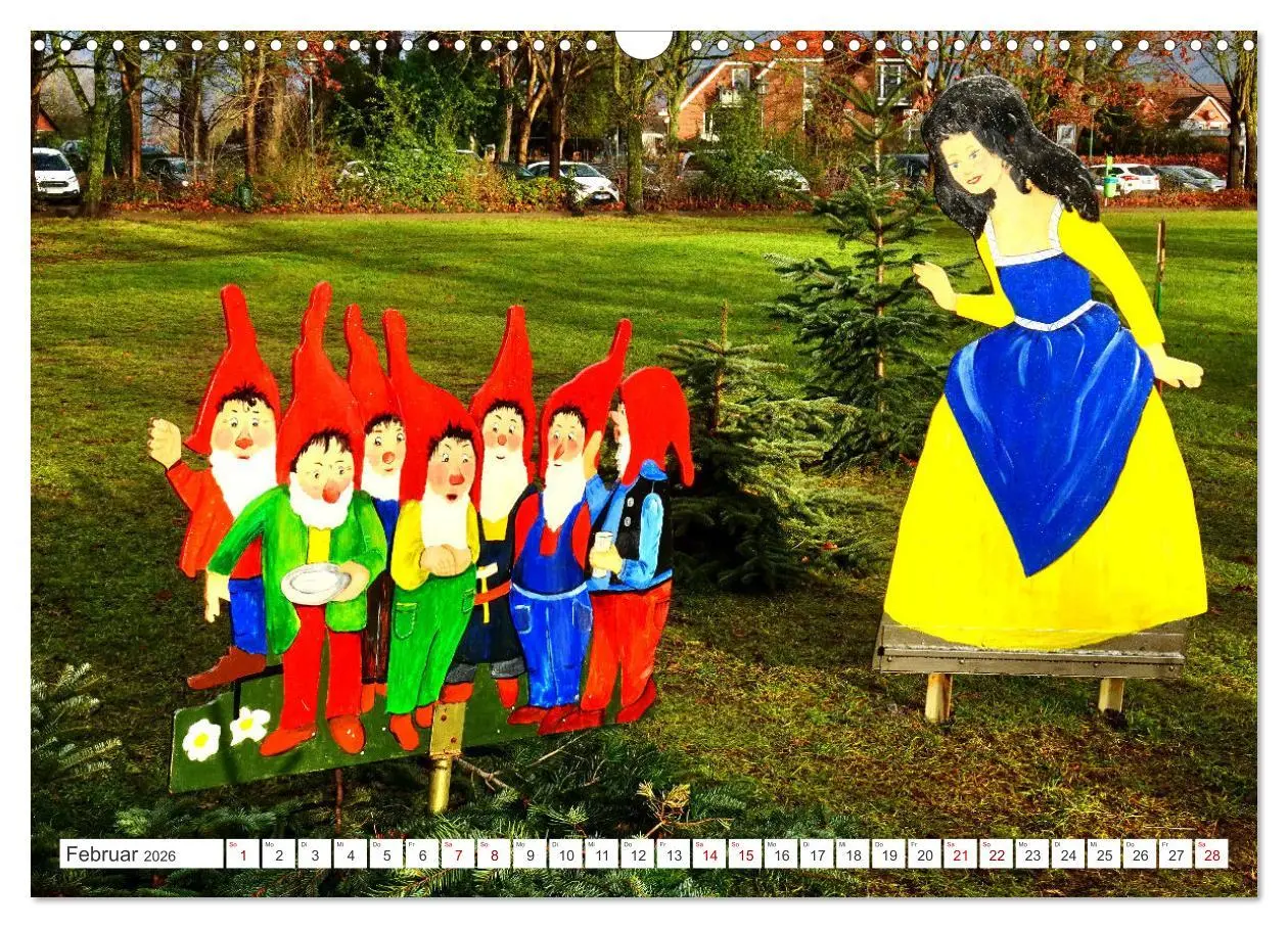 Bild: 9783457485804 | Deutsche Märchen (Wandkalender 2026 DIN A3 quer), CALVENDO...