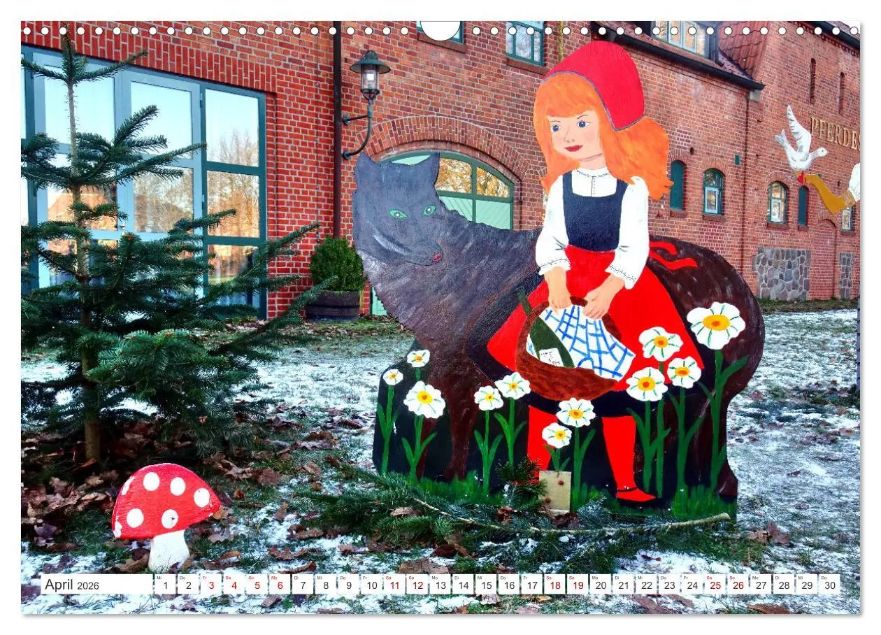 Bild: 9783457485804 | Deutsche Märchen (Wandkalender 2026 DIN A3 quer), CALVENDO...