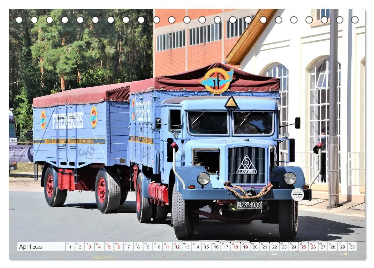 Bild: 9783457555804 | TRUCK - Oldtimer (Tischkalender 2026 DIN A5 quer), CALVENDO...