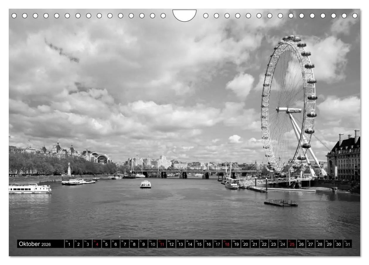 Bild: 9783516195804 | LONDON Stadtansichten (Wandkalender 2026 DIN A4 quer), CALVENDO...