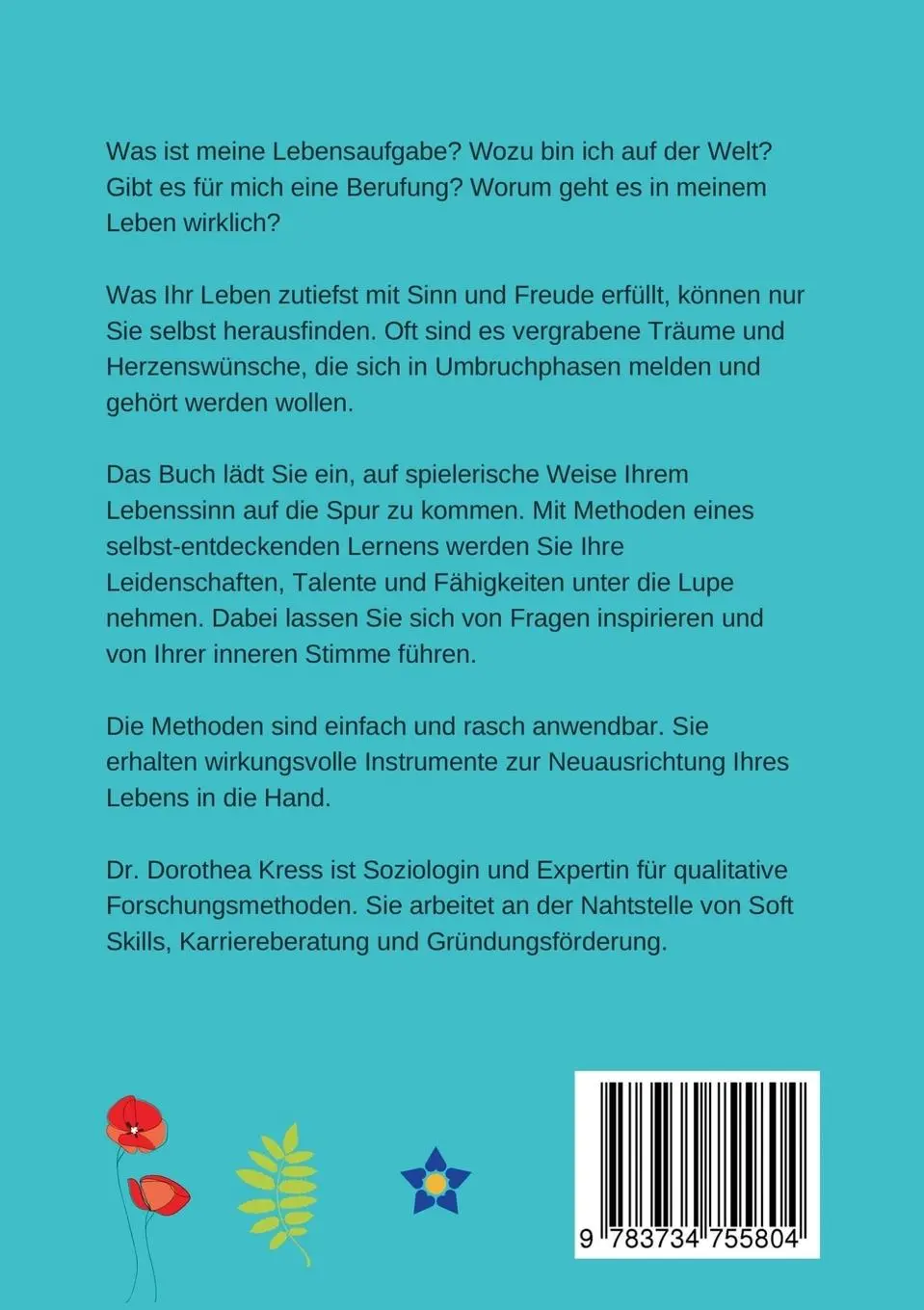Rückseite: 9783734755804 | Entdecke, was du kannst und willst! | Dorothea Kress | Taschenbuch