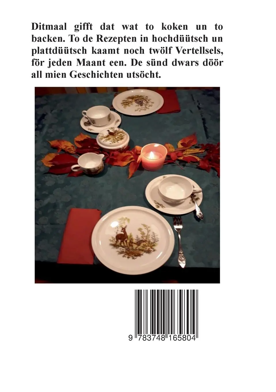 Rückseite: 9783748165804 | Mit eten un backen dör´t Johr | Helma Gerjets | Taschenbuch | 68 S.
