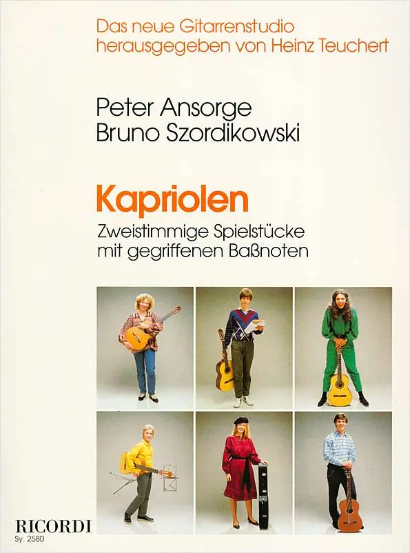 Cover: 9790204225804 | Kapriolen | Peter Ansorge | Buch + CD | Ricordi Berlin