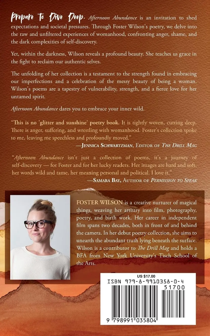 Rückseite: 9798991035804 | Afternoon Abundance | Foster Wilson | Taschenbuch | Englisch | 2024