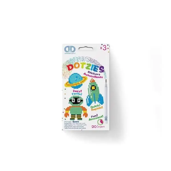 Cover: 4897073245904 | Dotzies by Diamond Dotz Sticker Weltraum | Kit (Bastelset) | 2524590