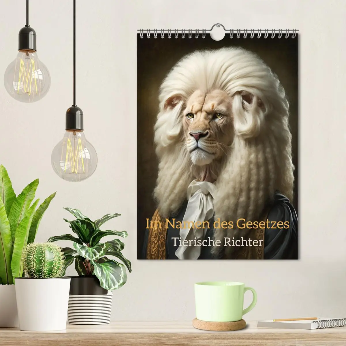 Bild: 9783516325904 | Im Namen des Gesetzes Tierische Richter (Wandkalender 2026 DIN A4...