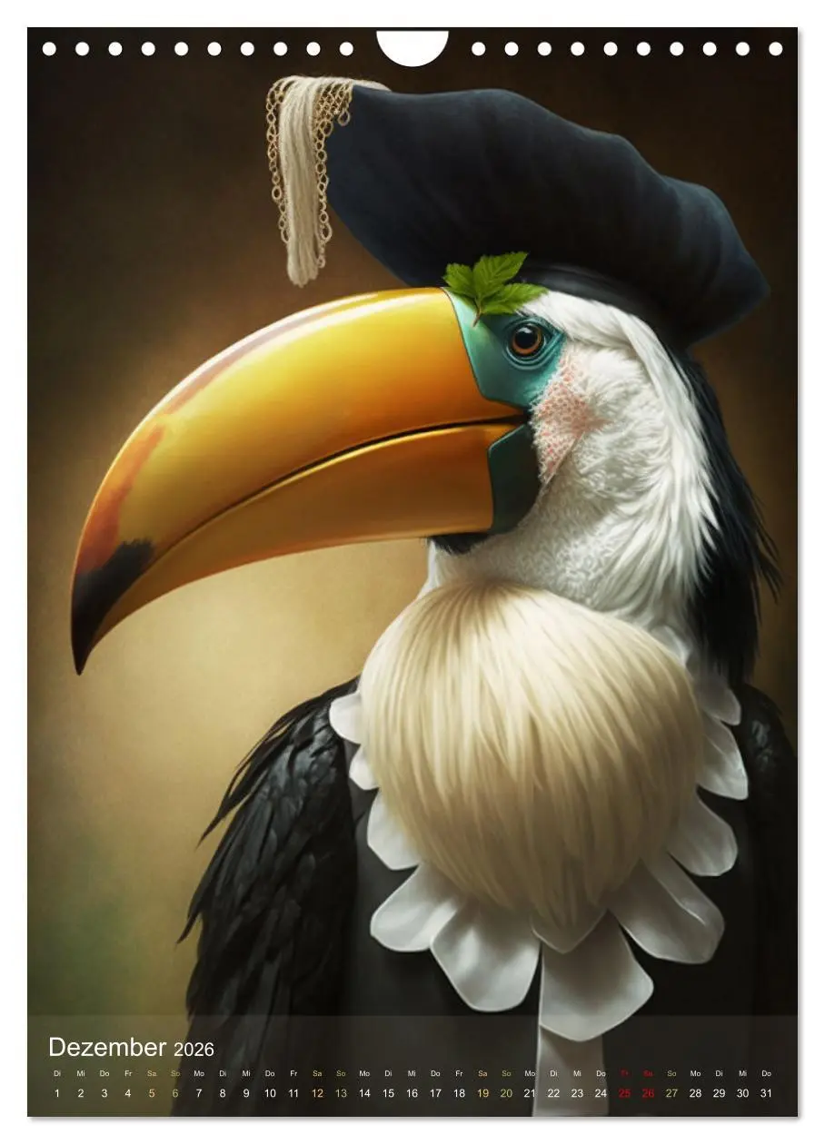 Bild: 9783516325904 | Im Namen des Gesetzes Tierische Richter (Wandkalender 2026 DIN A4...