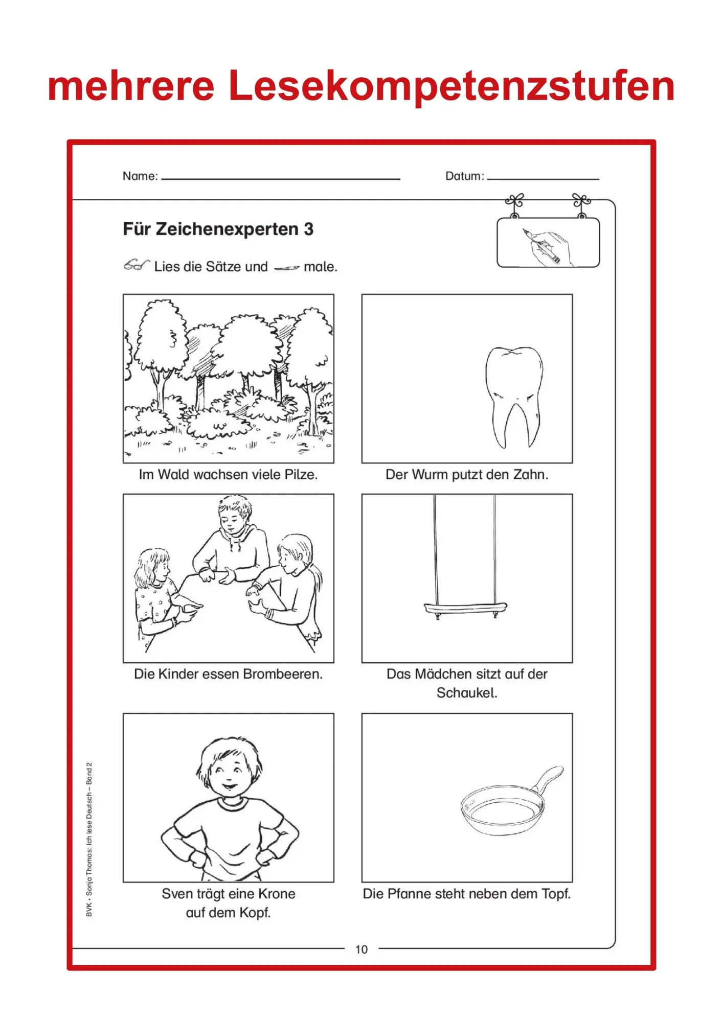 Bild: 9783867405904 | Ich lese Deutsch Band 2 | Sonja Thomas | Broschüre | 24 S. | Deutsch