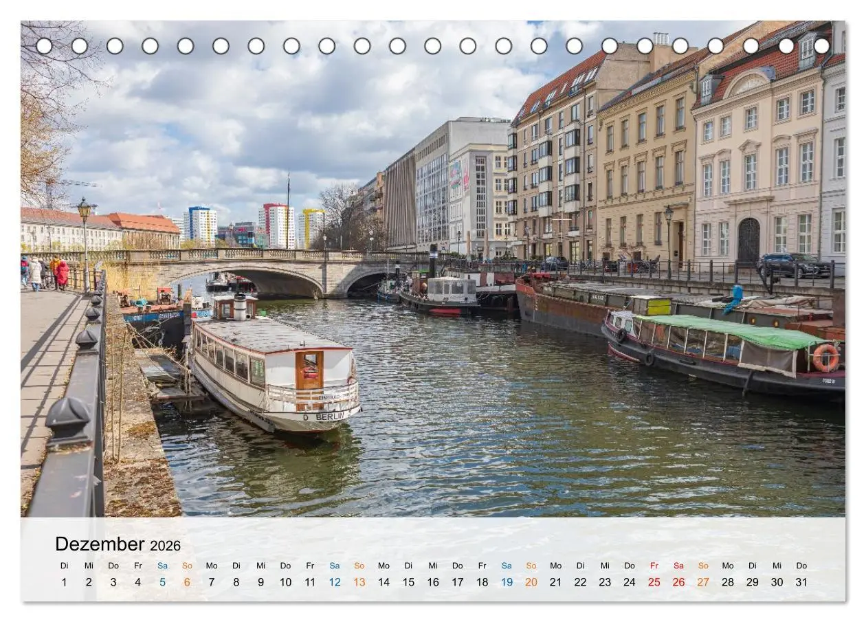 Bild: 9783457296004 | Berliner Wasserwege - Die Spree und ihre Kanäle (Tischkalender 2026...