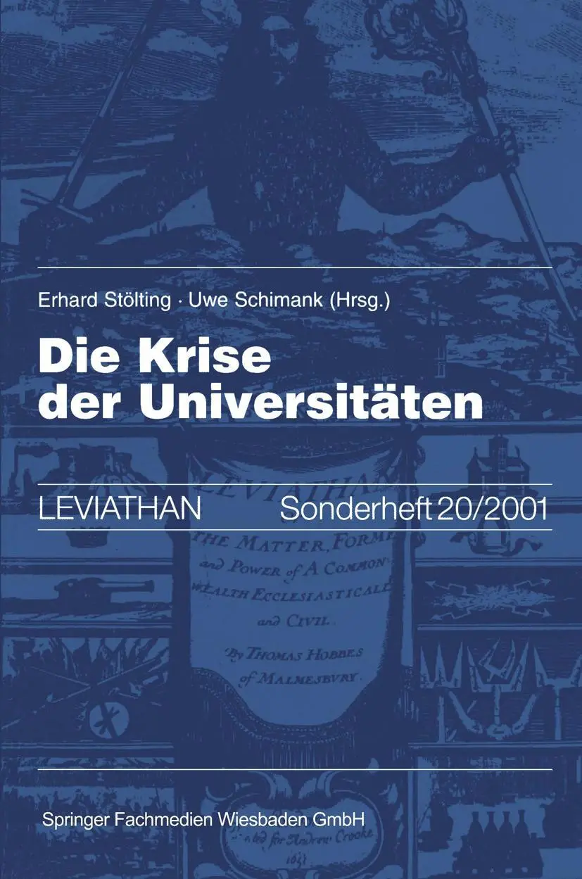 Cover: 9783531136004 | Die Krise der Universitäten | Uwe Schimank (u. a.) | Taschenbuch