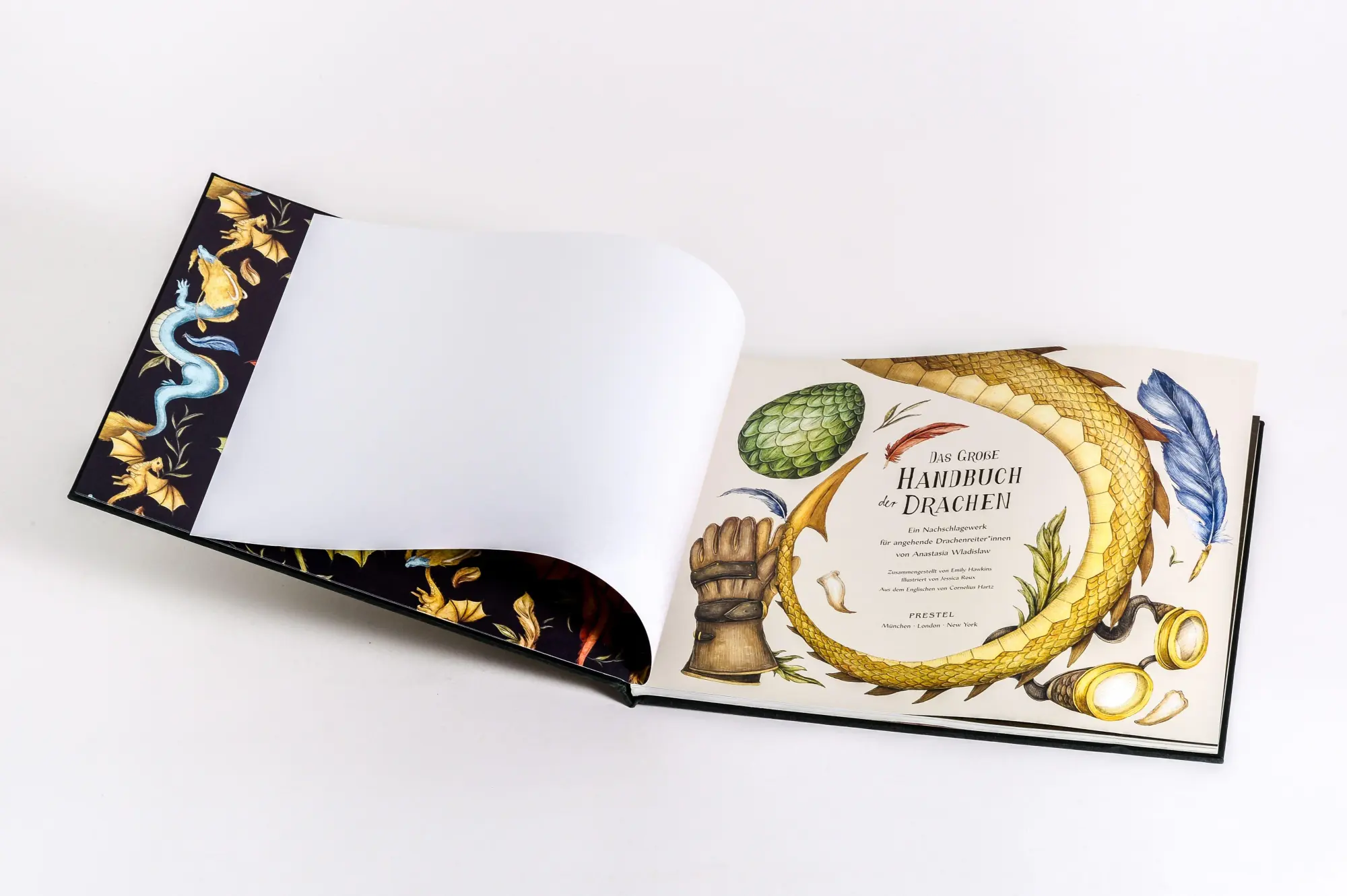 Bild: 9783791376004 | Das große Handbuch der Drachen | Emily Hawkins (u. a.) | Buch | 64 S.