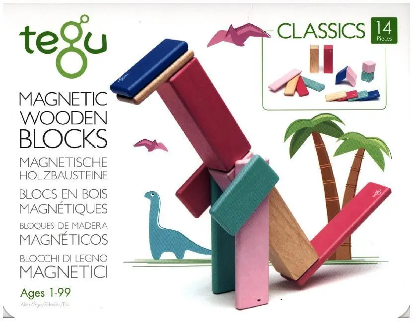 Cover: 858790006104 | Magnetisches Holzset Blossom 14 Teile | In Karton | 5700610 | Deutsch