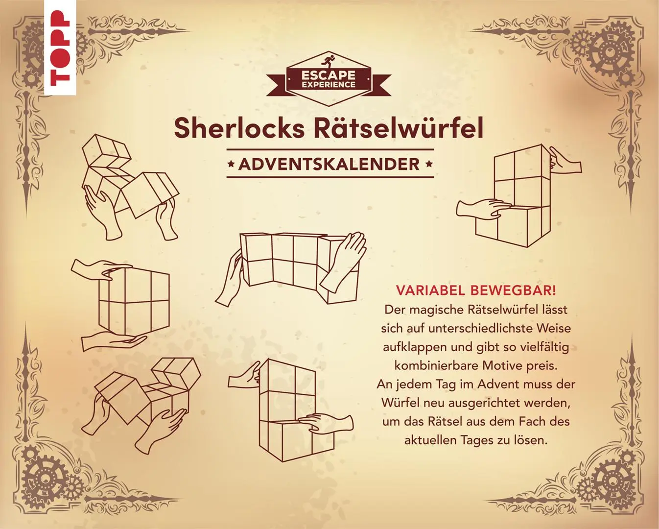 Bild: 4007742186104 | Escape Experience Adventskalender - Der magische Rätselwürfel:...