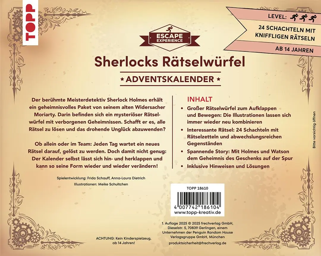Bild: 4007742186104 | Escape Experience Adventskalender - Der magische Rätselwürfel:...