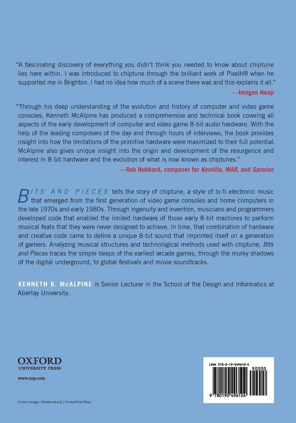 Rückseite: 9780190496104 | Bits and Pieces | A History of Chiptunes | Kenneth B McAlpine | Buch