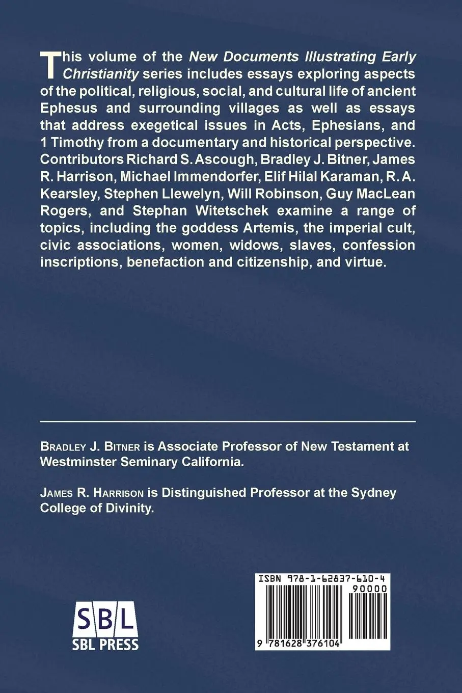 Rückseite: 9781628376104 | New Documents Illustrating Early Christianity 11B | Harrison (u. a.)