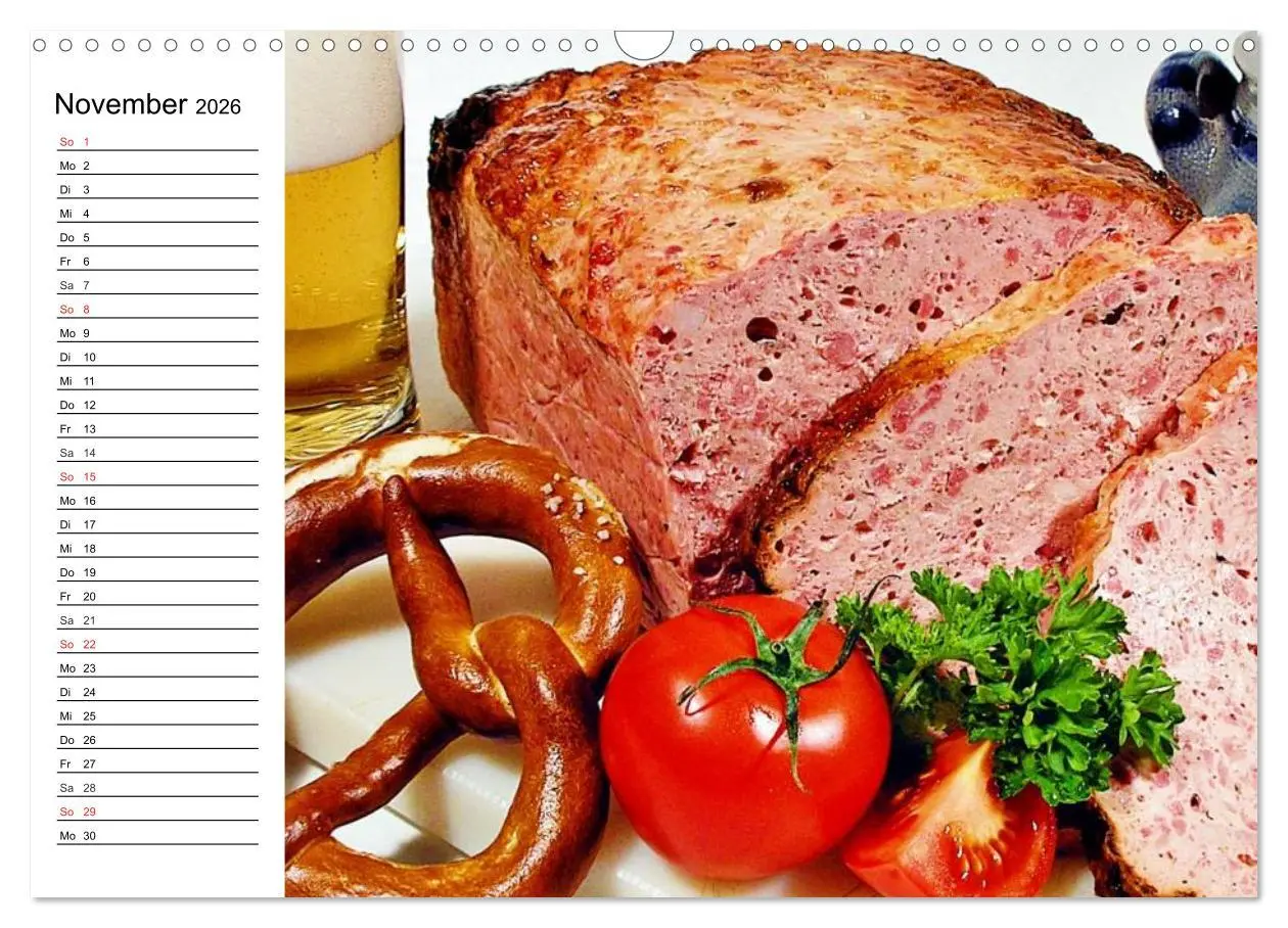 Bild: 9783457976104 | Brotzeit. Herzhaft und beliebt (Wandkalender 2026 DIN A3 quer),...