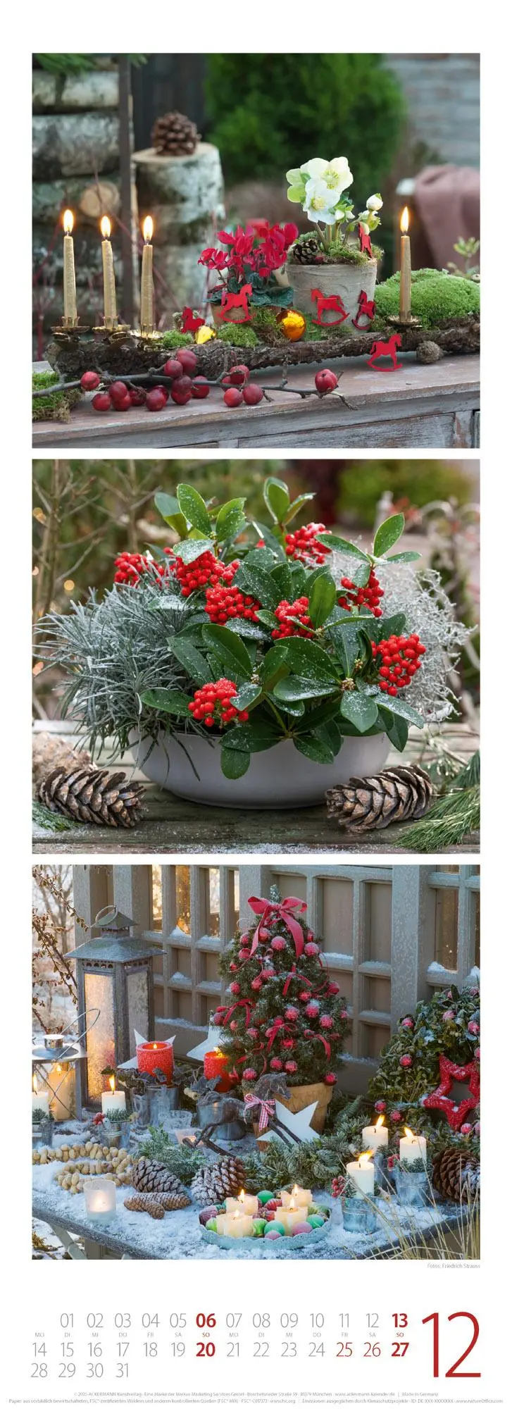 Bild: 9783838436104 | LandGlück Triplet-Kalender 2026 | Ackermann Kunstverlag GmbH | 14 S.