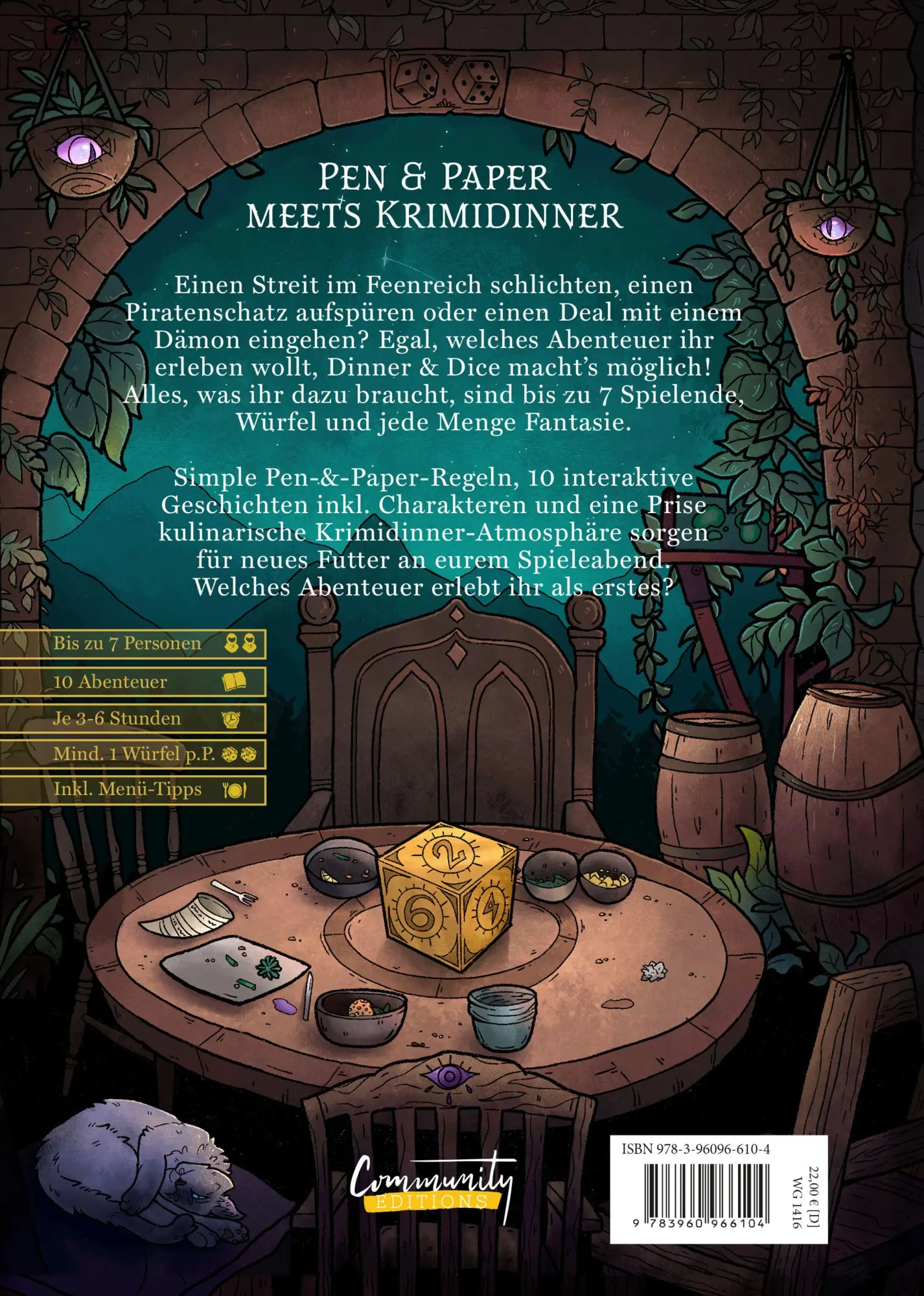 Bild: 9783960966104 | Dinner &amp; Dice | Bart (u. a.) | Buch | 240 S. | Deutsch | 2026