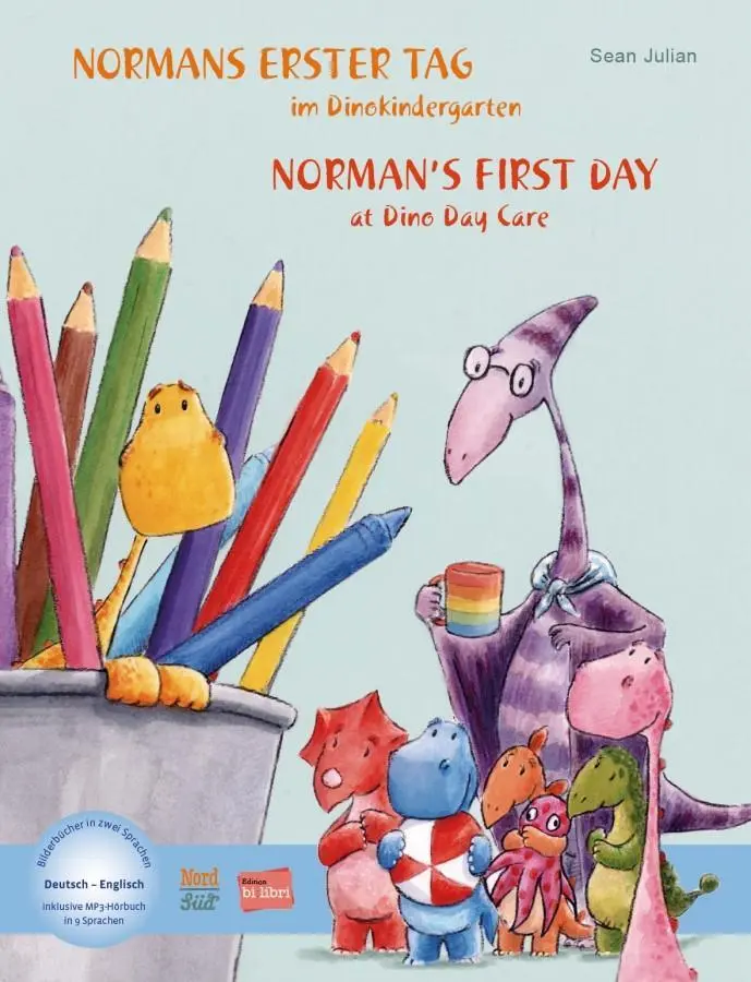 Cover: 9783196296204 | Normans erster Tag im Dinokindergarten (Deutsch-Englisch) | Julian