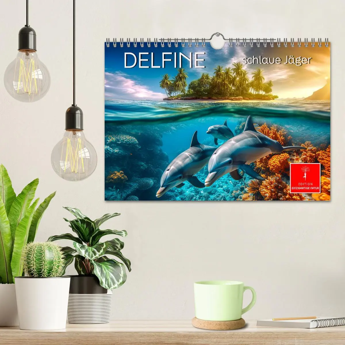 Bild: 9783457346204 | Delfine - schlaue Jäger (Wandkalender 2026 DIN A4 quer), CALVENDO...