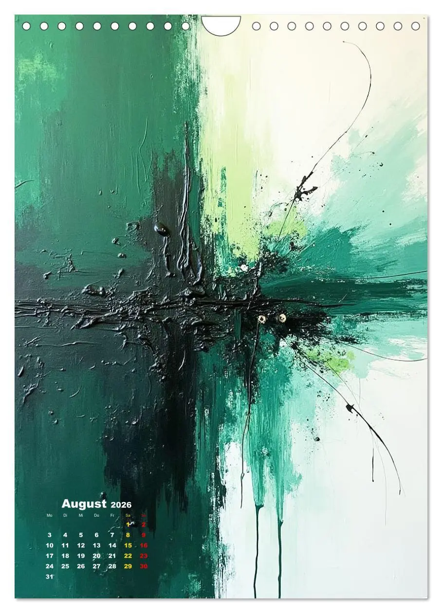 Bild: 9783457726204 | Rakel Kunst - Eine Form der künstlerischen Technik (Wandkalender...