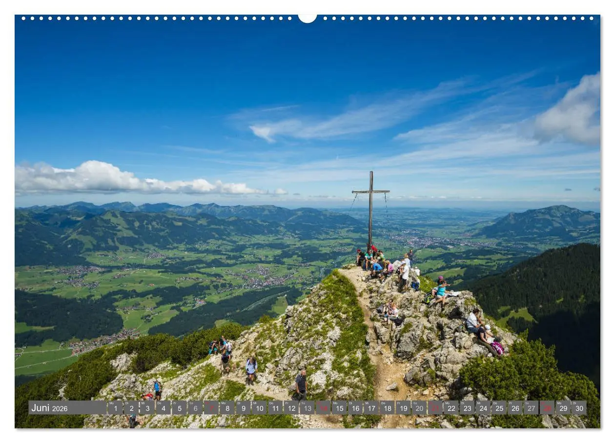Bild: 9783457966204 | Wanderziele rund um Oberstdorf (hochwertiger Premium Wandkalender...