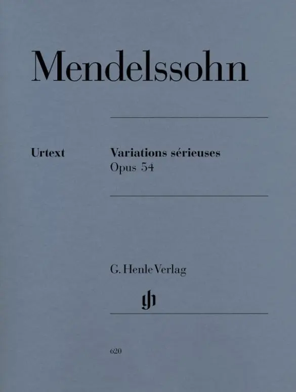 Cover: 9790201806204 | Mendelssohn Bartholdy, Felix - Variations sérieuses op. 54 | Bartholdy