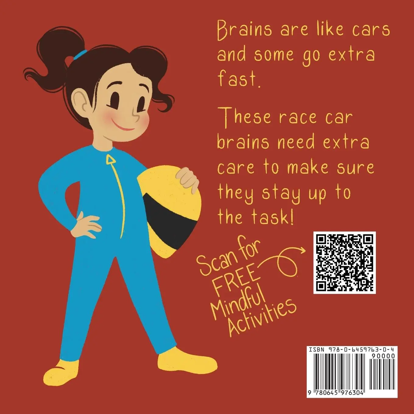 Rückseite: 9780645976304 | My Brain is a RaceCar | A Children's Guide to a Neurodivergent Brain