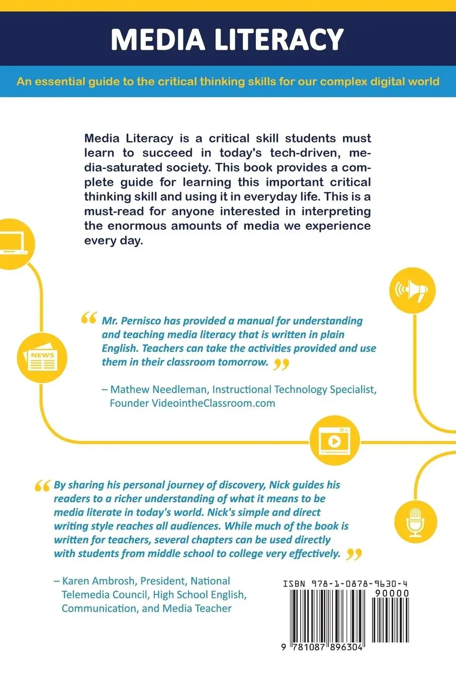Rückseite: 9781087896304 | Media Literacy | Nick Pernisco | Taschenbuch | Kartoniert / Broschiert