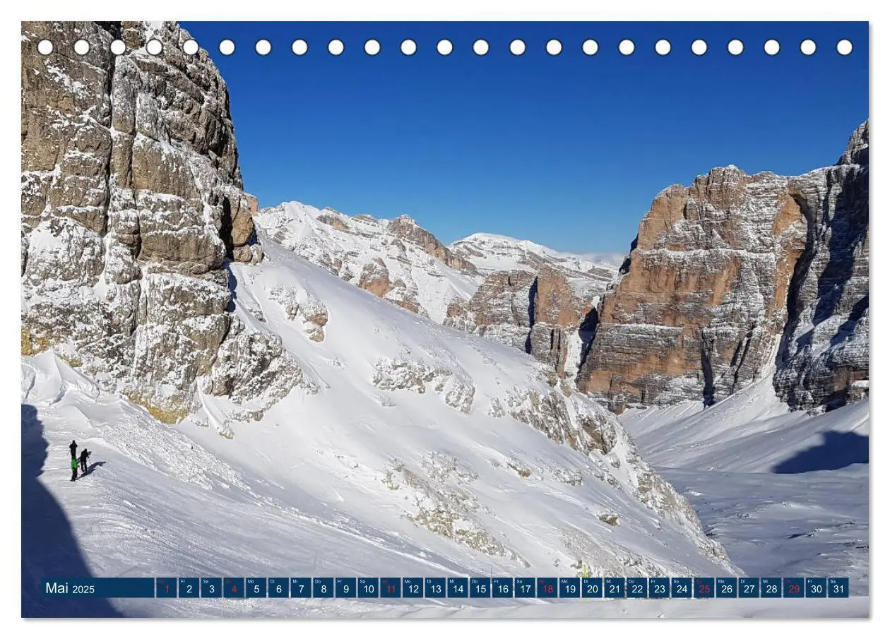 Bild: 9783435246304 | Sella Ronda (Tischkalender 2025 DIN A5 quer), CALVENDO Monatskalender