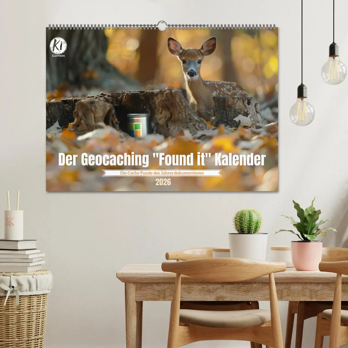 Bild: 9783457406304 | Der Geocaching Found it Kalender (Wandkalender 2026 DIN A2 quer),...