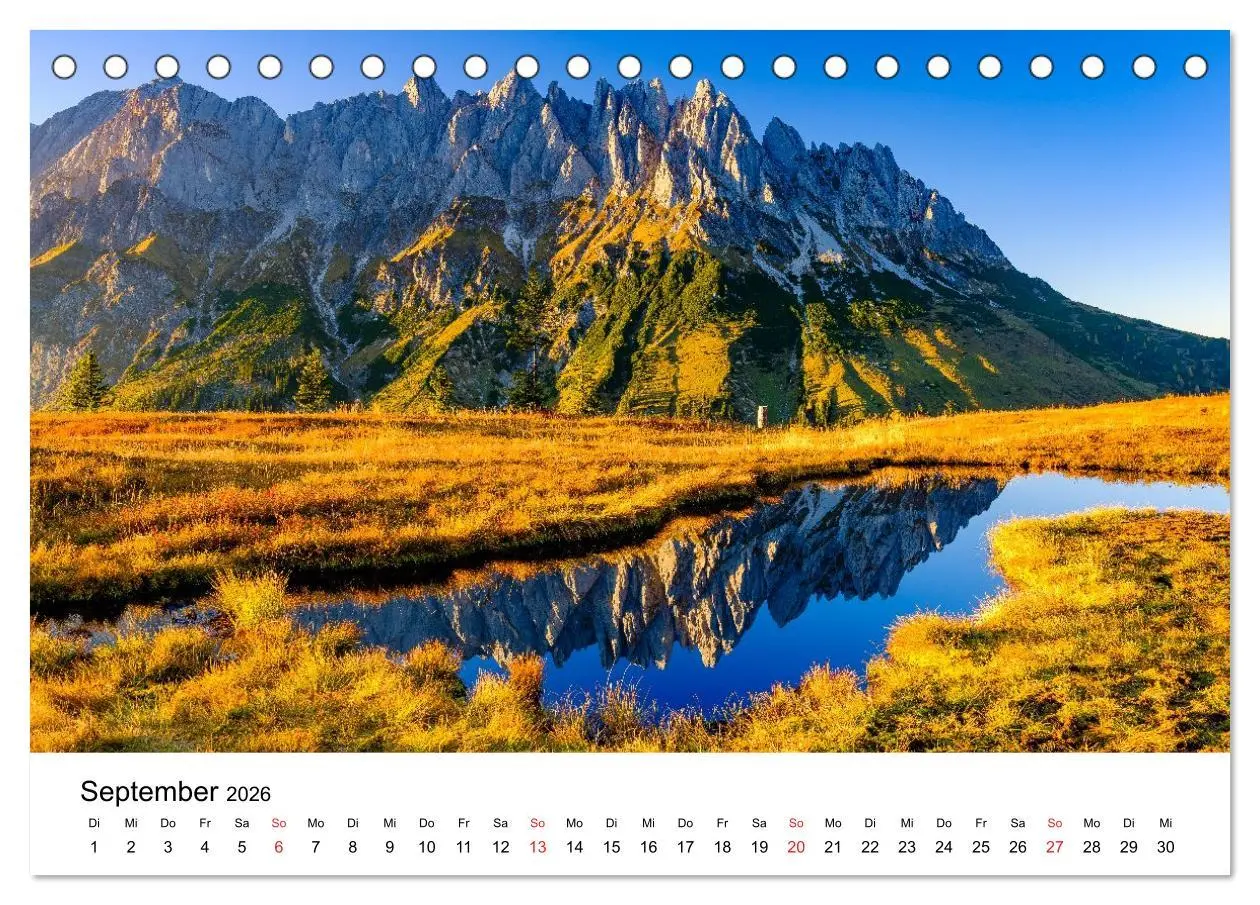 Bild: 9783457646304 | Berchtesgadener Berge im Licht (Tischkalender 2026 DIN A5 quer),...