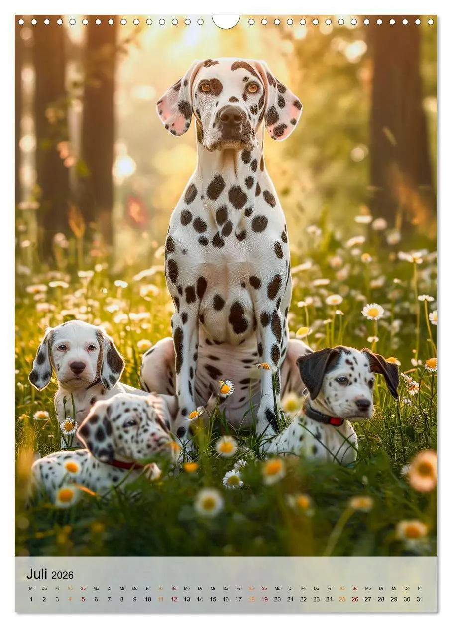 Bild: 9783516286304 | Dalmatiner - freundlich und temperamentvoll (Wandkalender 2026 DIN...
