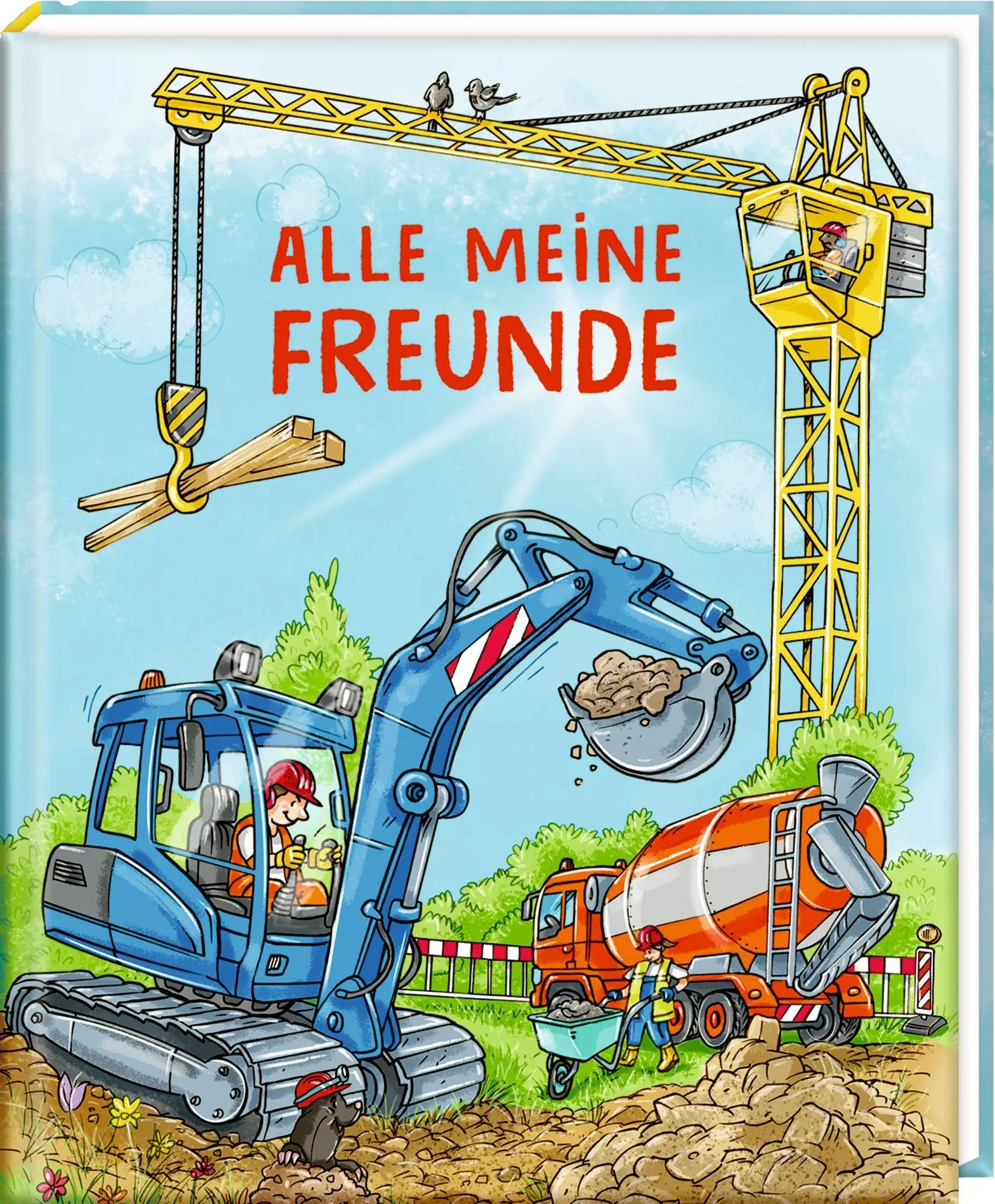 Cover: 4050003956404 | Freundebuch - Alle meine Freunde. Auf der Baustelle | Dennis Mertz