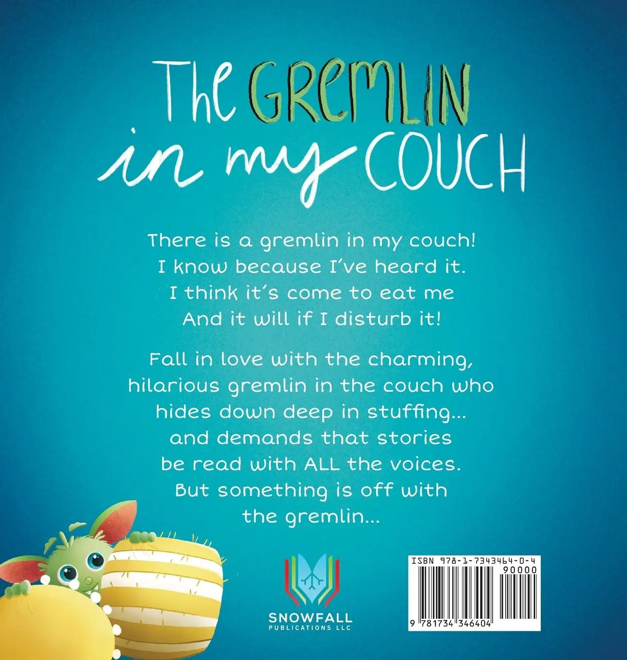 Rückseite: 9781734346404 | The Gremlin in my Couch | Erin Winters | Buch | Englisch | 2021